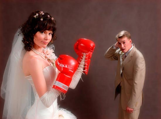 Невеста в боксерских перчатках