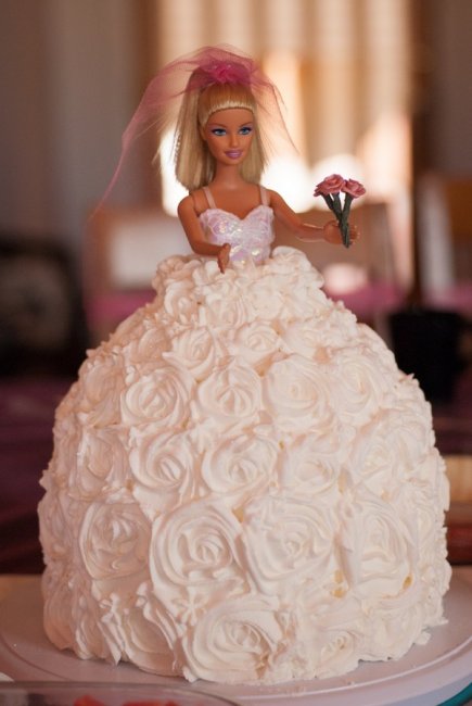 Торт для девичника в стиле Барби