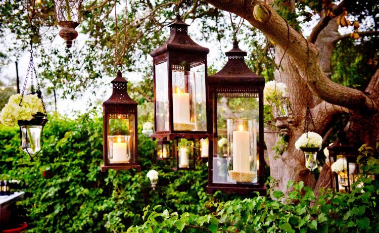 Лампы для освещения свадьбы