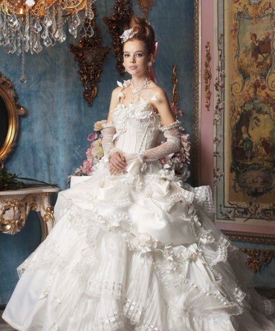 Образ невесты в стиле рококо