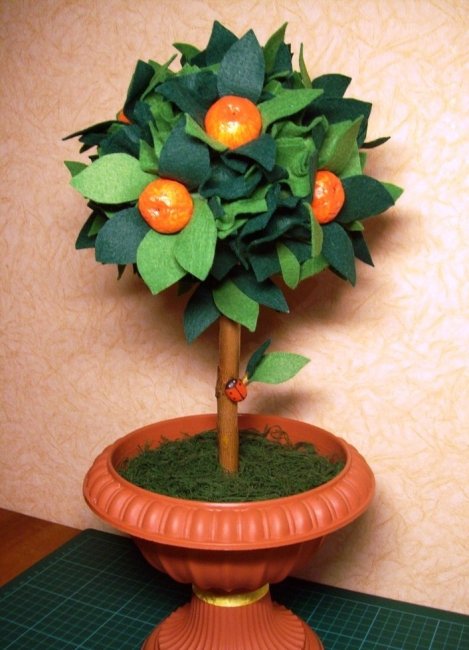 Мандариновое дерево для декора свадьбы