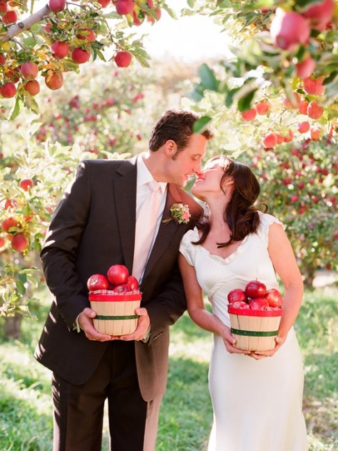 Свадьба в яблочном стиле