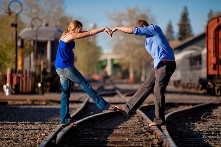 Love story на железной дороге