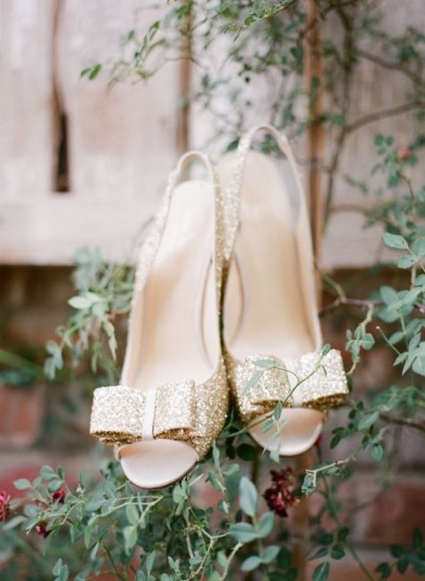 Золотые туфли невесты