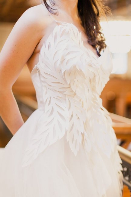 Свадебное платье laser cut