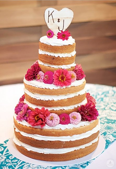 Изысканный торт на свадьбу