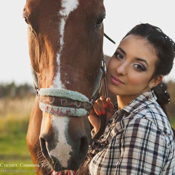 фотосессия Яны ( с лошадью)