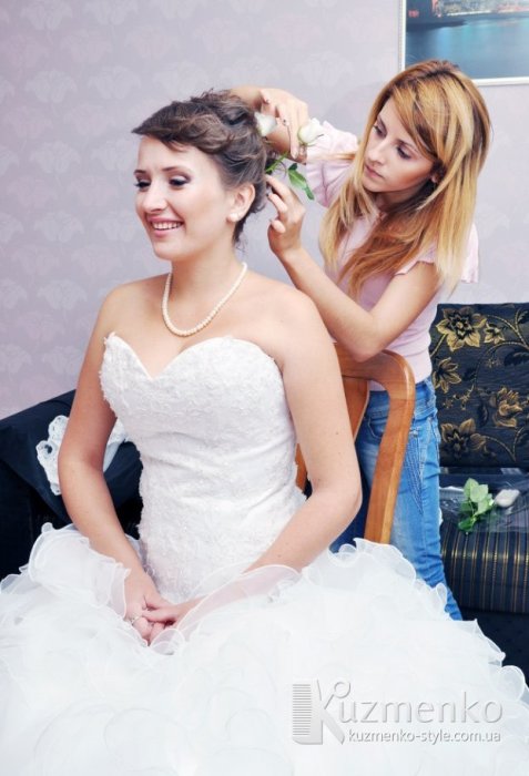 Свадебная прическа и макияж от Алины КУЗЬМЕНКО