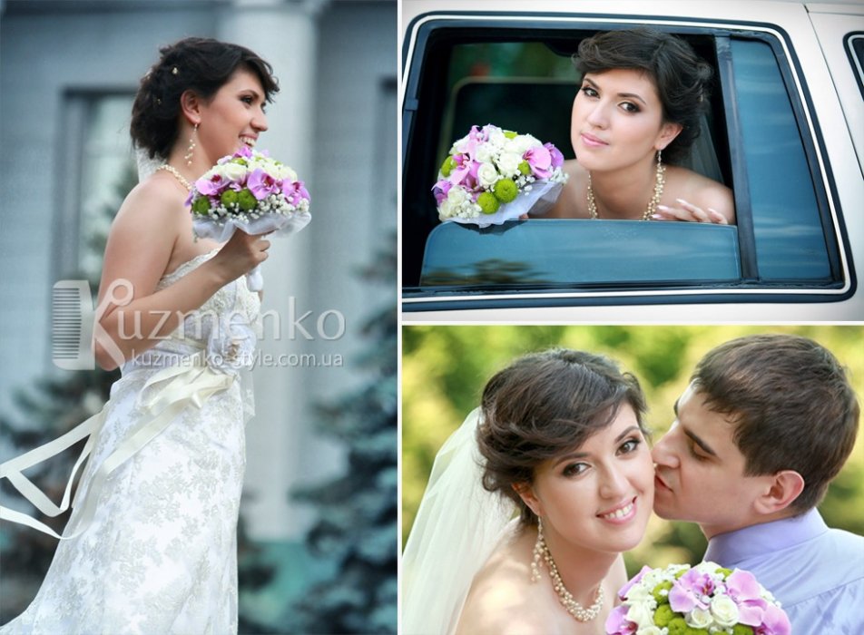 Свадебная прическа и макияж от Алины КУЗЬМЕНКО