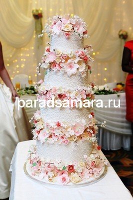 Свадебный торт на 20 кг. Ренессанс, Самара