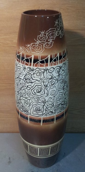 Напольная ваза Шоколад высота 80 сантиметров