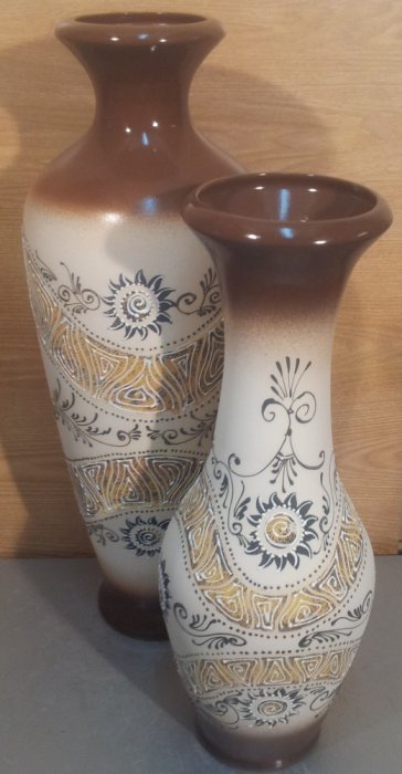 Напольные вазы Очарование высота 82 сантиметра и 65 сантиметров