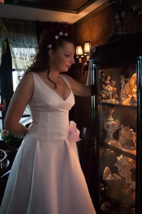 Свадебное платье сшитое на заказ.