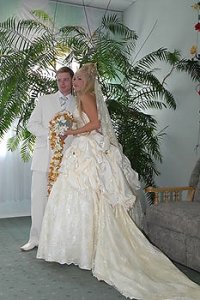 букет невесты в виде шара