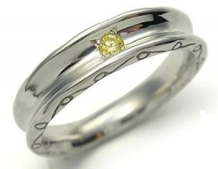 Обручальное кольцо с бриллиантом Heart-In Diamond (ювелир Японского представительства)