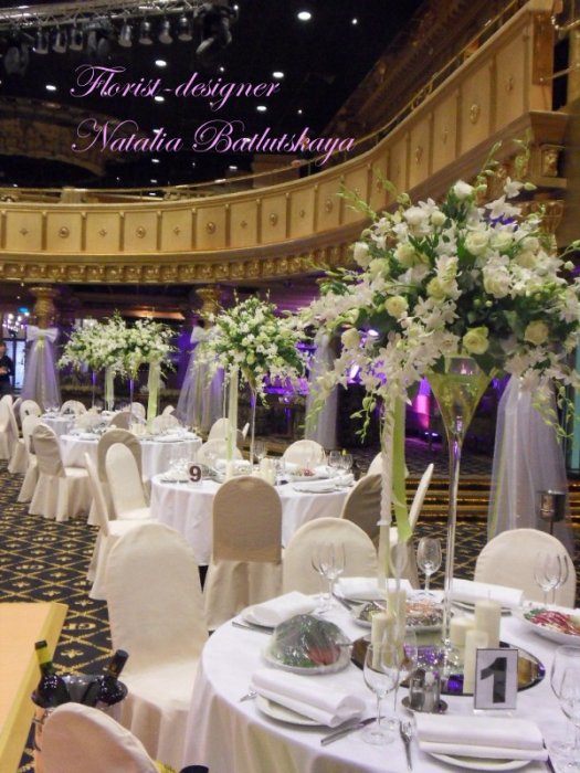 Оформление свадебного торжества в клубе Golden Palace