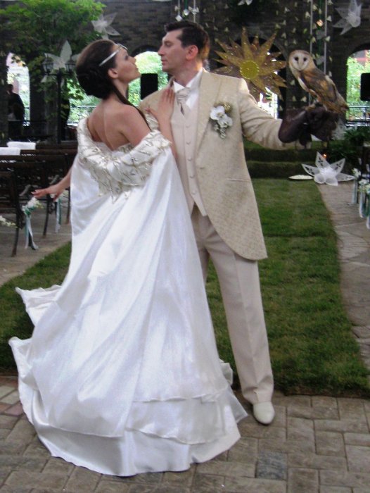 Сова на свадьбе – это актуально и стильно. Сипуха.
