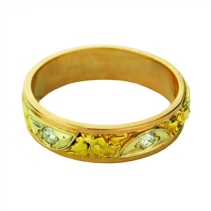 RareGold999 Золотое обручальное кольцо 