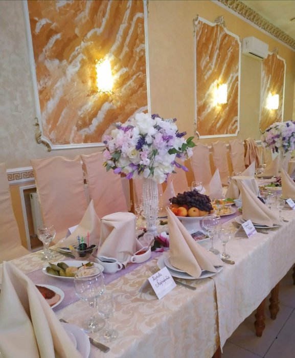 Оформление зала на свадьбу Москва 6