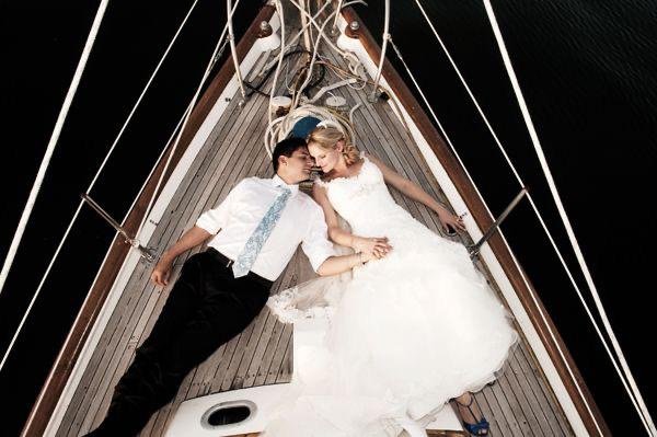 Wedding on the yacht