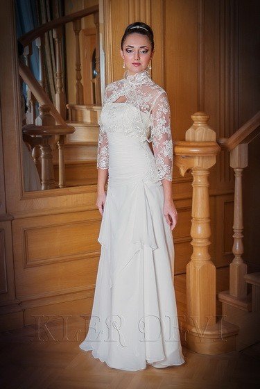 Свадебное платье Франческа(Клер Деви) цена 21500 руб. Свадебное платье А-силуэта. Корсет из кружева,