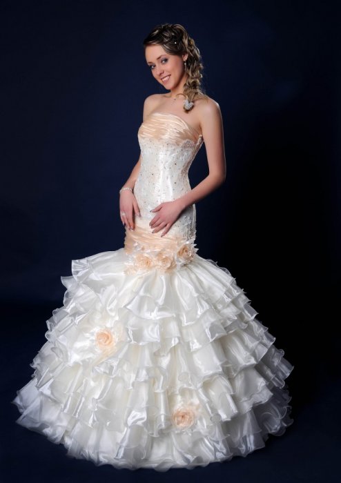 Свадебное платье 5605 (Рыбка). Цена 18.000 руб.